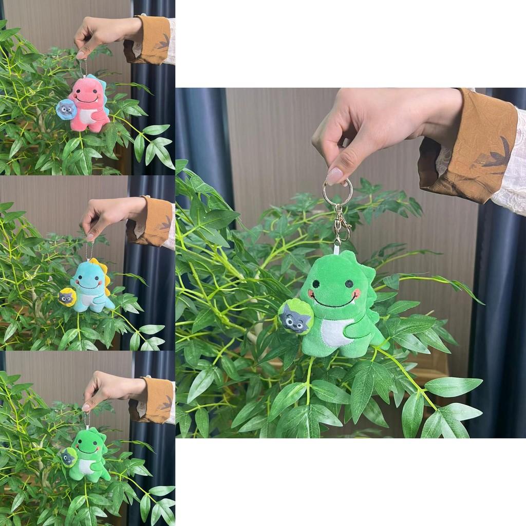 Dinosaur Plush Delightful Keychain With Sound Feature Ideal For Backpack Accessories And Gifts