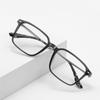 Очки для чтения для дальнозорких мужчин Квадратные Очки по рецепту Прозрачные Очки TR90 Антисиний свет Очки для усталых глаз от компьютера