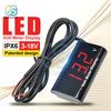 DC 3-18V IPX6 Waterproof LED Digital Voltmeter Voltage Volt Gauge Voltage Indicator Monitor Detector Car Motorcycle Panel Meter