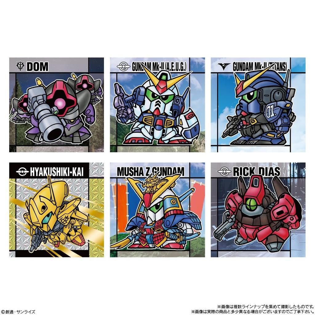 Оригинальная коробка со снеками SD Gundam, 10 штук (конфеты-игрушки)