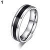 Мужское женское черное кольцо из титана и нержавеющей стали, модные ювелирные изделия, подарок для влюбленных ADM
