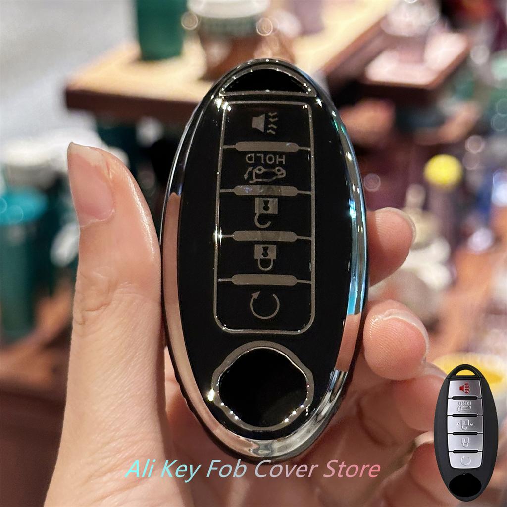 Чехол для брелока Брелок-шнурок для Nissan Altima Maxima Murano Rogue Sentra 370z Pathfinder Smart Control Защита ключа