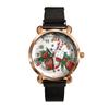 BK41-9 Ladies Quartz Watch Fashion Wrist Timepiece Christmas Theme Design Magnet Buckle
