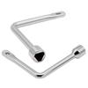 Metric L Shaped Angled Triangle Socket Wrench Zinc Alloy Double Head Elbow Wrench for Elevator Mechanic Repair Tool