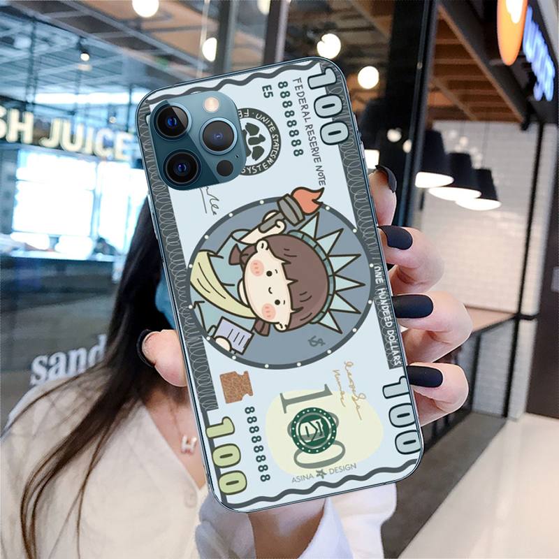 Чехол для телефона с банкнотами и деньгами для Iphone 7 8 Plus X Xr Xs 11 12 13 Se2020 Mini Mobile Iphone 14 Pro Max Чехол