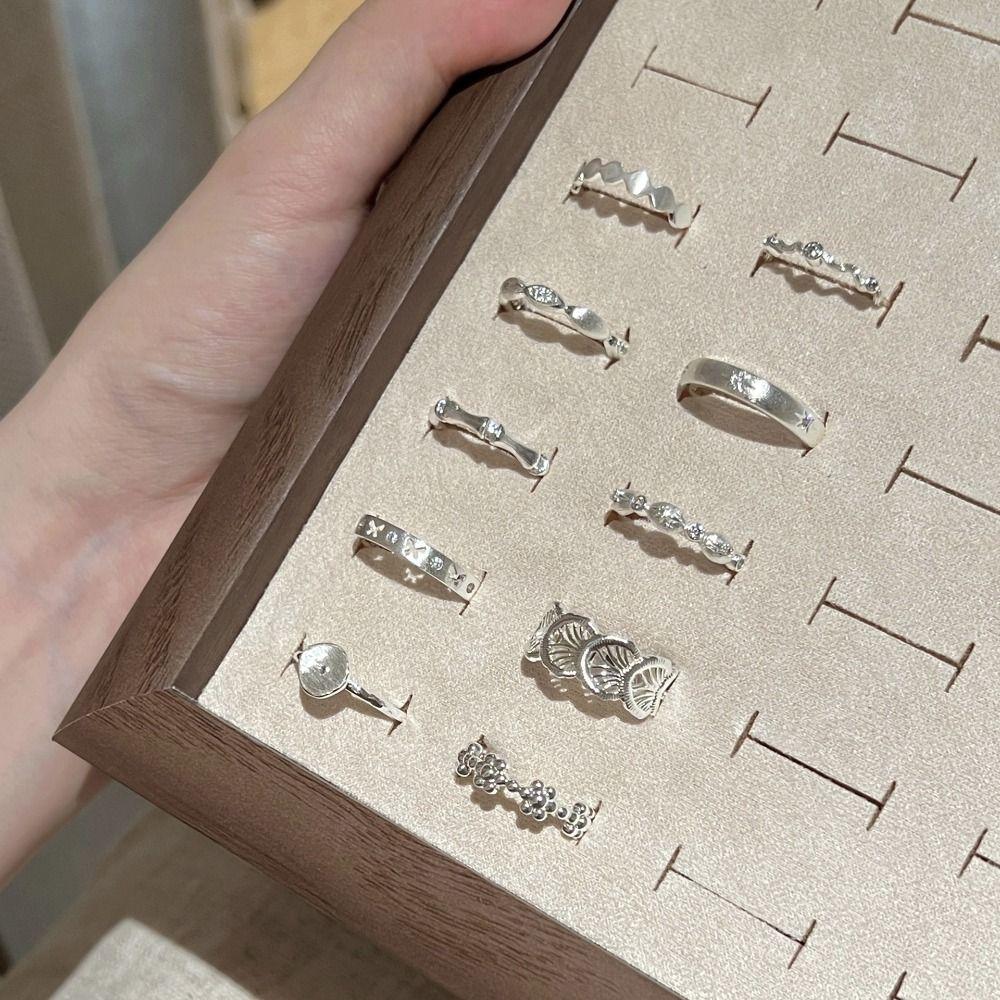 Trend Silver Rings Simple Classic Ring Fashion Jewelry Accessories  Gift