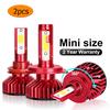 2 шт.H4 H7 светодио дный H1 H3 H8 H11 HB3 9005 HB4 9006 H27 880881 светодиодные лампы мини автомобильные фары лампы 10000LM 50 Вт авто фары 12 В 24 В