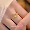 Кольцо Banyan Tree S925 с серебряным покрытием и кошачьим глазом, вращающееся на указательном пальце - Light Luxury для женщин