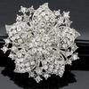 Diamond Flower Brooch Scarf Buckle Sweater Accessories
