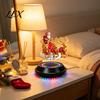 Desktop Santa Claus Decor Floating Sleigh, Magnetic Levitation Santa's Flying Sleigh Ornament, Christmas Display for Home, Office, Shelf & Holiday