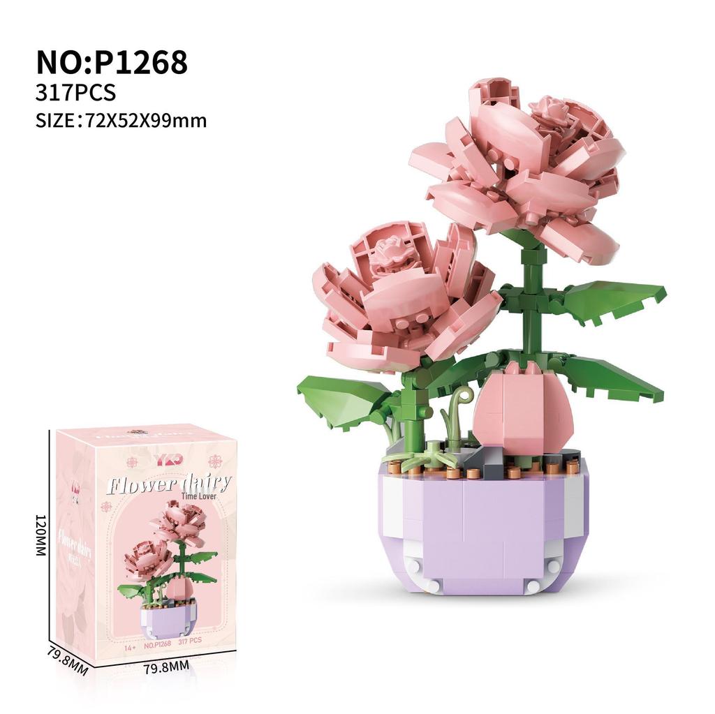 Суккулентный букет из цветов, конструктор - Праздничные подарки и игрушки