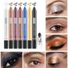12 Colors Beauty Highlighter Eyeshadow Pencil Pen Eyeliner Pearlescent Long Lasting Silky Waterproof Pen  Eyeshadow Stick Glitter Smooth Eyeshadow Pen