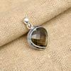 Adorable Smoky Topaz Gemstone Handmade 925 Sterling Silver Jewelry Pendant For Wedding Gift