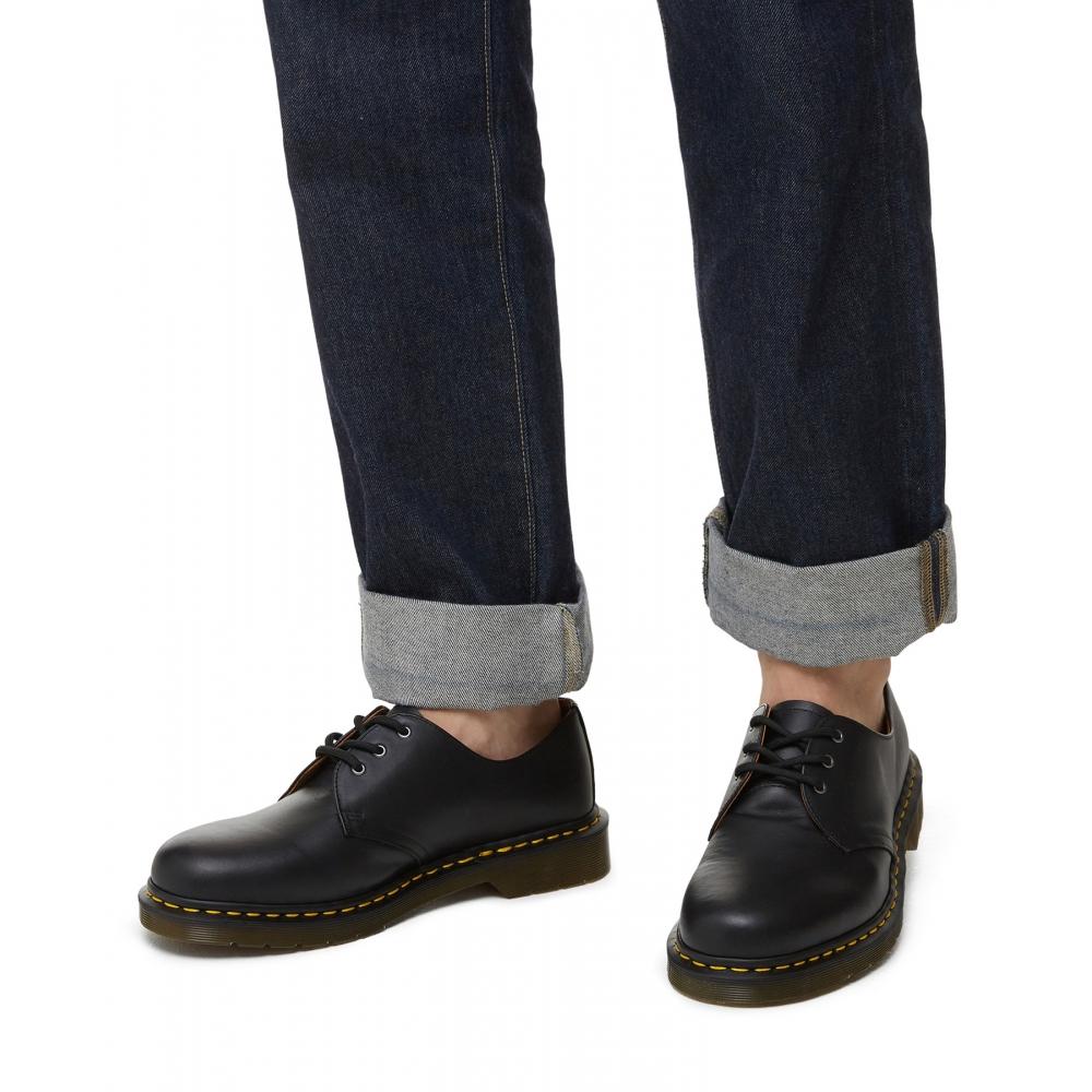 Dr.martens 1461 3 отверстия черный гладкий 11838002