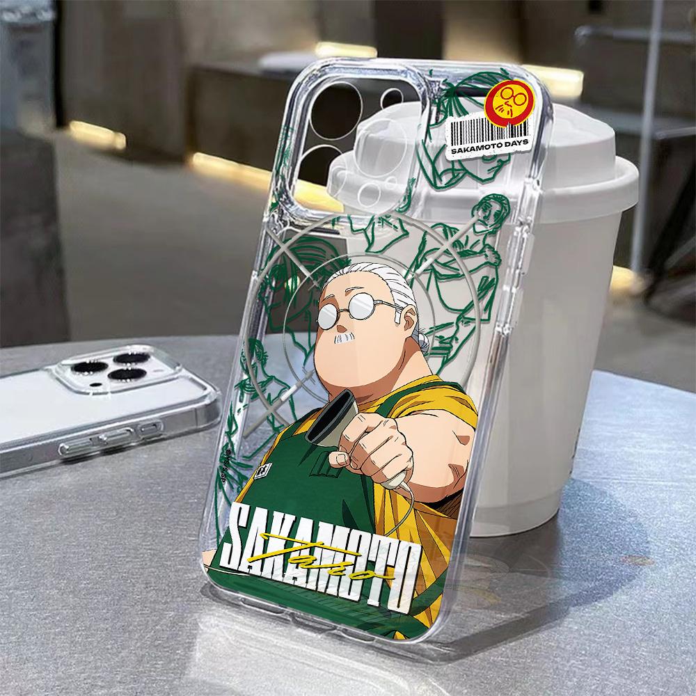 SAKAMOTOS DAYS Phone Case For Samsung Galaxy S25 S24 S23 S22 S21 S20 FE Note20 Note10 Edge Plus Ultra Lite 5G Clear Back Cover