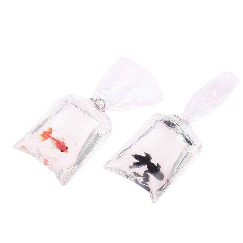 1Bag 1:12 Dollhouse Miniature Fish Tank Fish Cute Ornamental Fish Home Aquarium Decor Toy Doll House Accessories