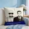 Music PPet Shop Boys Band Cushion Cover Square Pillow Bedroom Sofa Leisure Comfort Living Room Home Decoration X