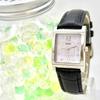 Б/у [Новый аккумулятор] Женские часы SEIKO Lukia, Перламутровый циферблат, 8 бриллиантов, Прямоугольные, Серебристые, 1N01-0DY0, 301566, Новый ремешок