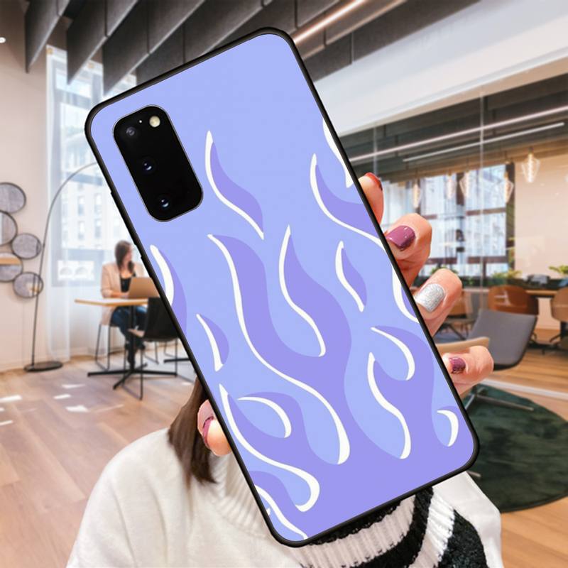 Крутой чехол для телефона с огненным артом для Samsung Galaxy S9 S9plus S20 5G S20 ULTRA 5G S20 Plus 5G S21 S30 Чехол-накладка