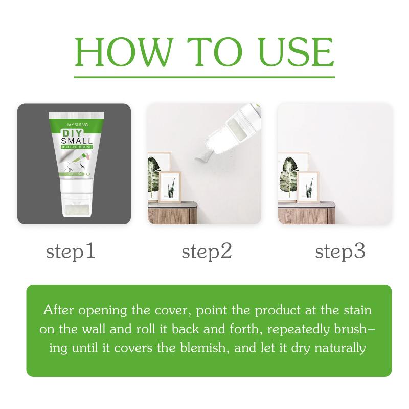 Wall Repair Paste with White Putty Interior Waterproof Crack Nail Hole Coating for Office Home Fixing