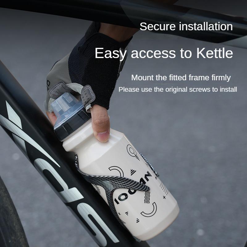 Держатель для велосипедной бутылки Пластиковый Держатель для бутылки из углеродного волокна Клетка для бутылки с водой Дорожные велосипеды Горный велосипед Держатель для бутылки с водой Велосипедный аксессуар