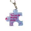 Multicolour Acrylic Puzzle Text Keychain Korean Style Accessories  Versatile   Daily
