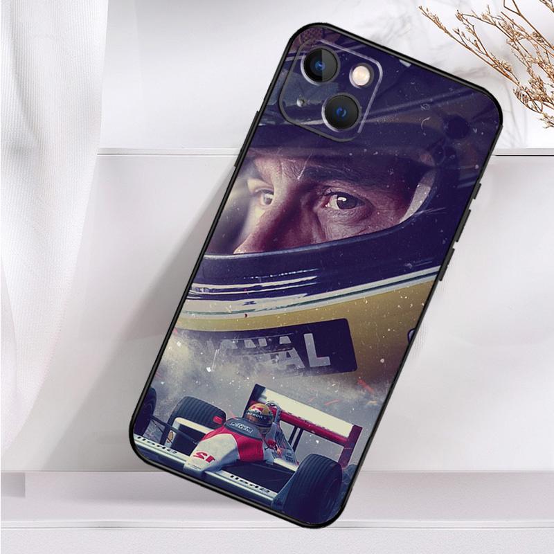 Чехол для телефона Ayrton Senna F1 Racing для iPhone 14 13 12 11 16 15 Pro Max Plus Mini 7 8 X XR XS Max, мягкий чехол