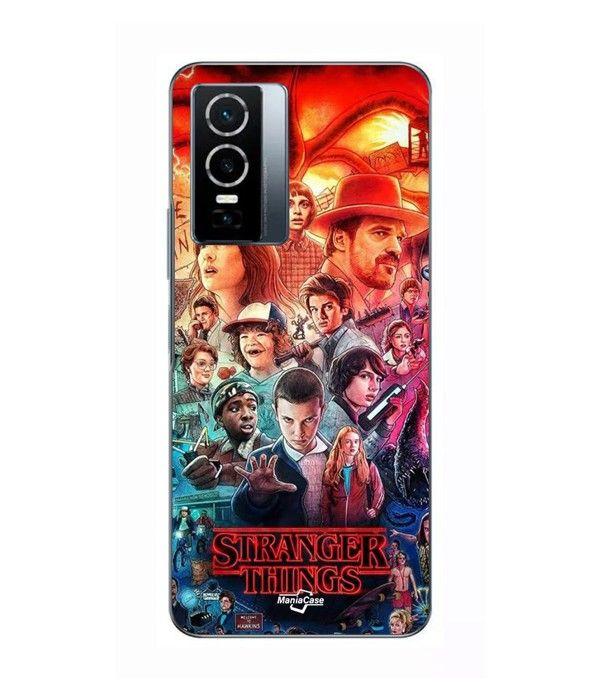 Coque Pour Vivo Y76 5G Stranger Things série saison 4 Maniacase