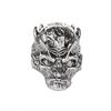 Мужское кольцо в стиле ретро-панк, скелет демона, хип-хоп, рок, локомотив, кольцо из титанового стального сплава, кольцо цвета древнего серебра, женские ювелирные изделия