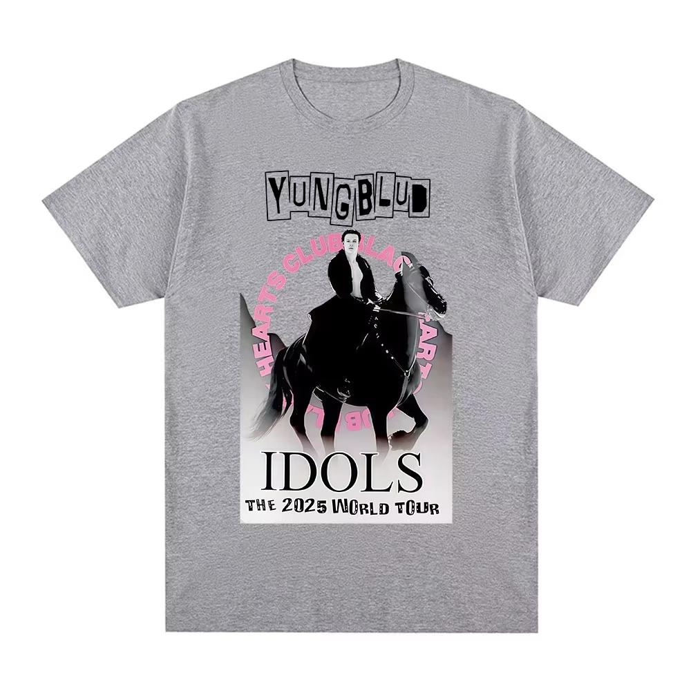 Yungblud IDOLS Merch TShirts Men Women Clothing Fashion Rock Street Short Sleeve T Shirt Summer Casual Cotton Oversized Tshirts