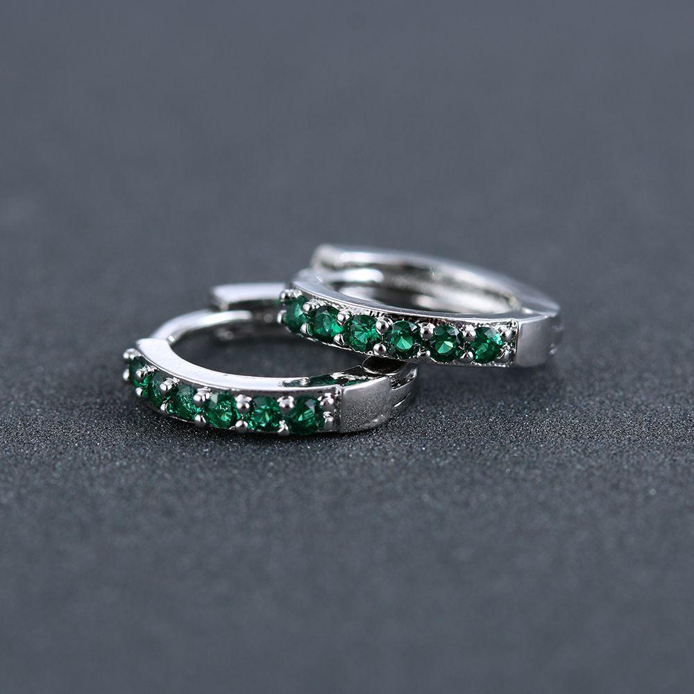 Tragus Daith Conch Snug Циркон Серьги-гвоздики для ушей Красочные серьги с цирконием CZ Пирсинг ушей с кубическим цирконием