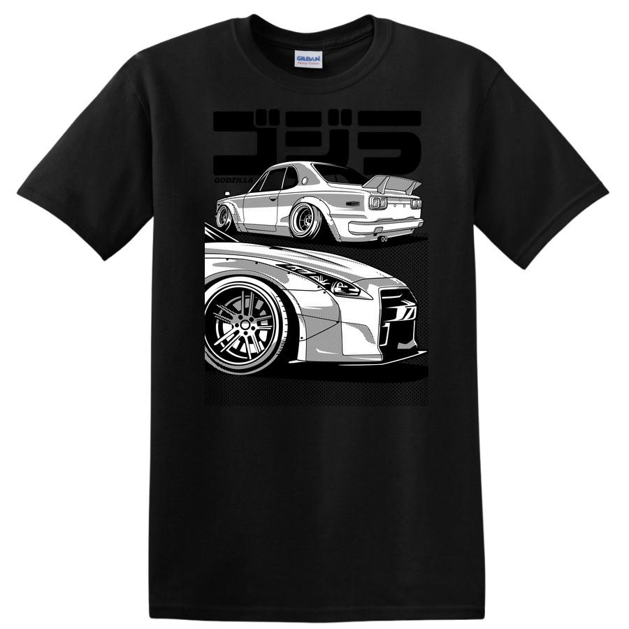 Car Illustration T Shirt Graphic Tee for Car Lovers Automotive Art Design