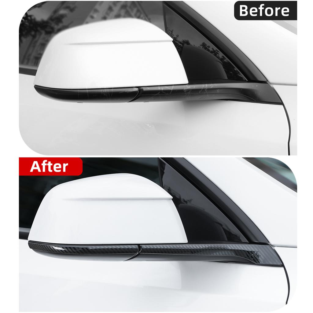 For Tesla Model Y Juniper 2025 2026 Stainless Steel Rearview Mirror Protector Edge Protection Trim Strip Anti-collision