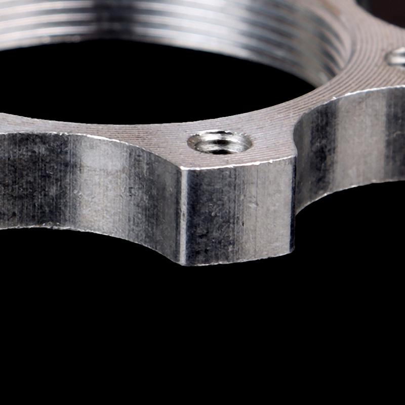 2Pcs Bicycle Bike Freewheel Threaded Hubs Disk Disc Brake Rotor Flange Adapter