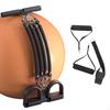 Elastic Bands for Sit-up and Resistance Training with Pedal System