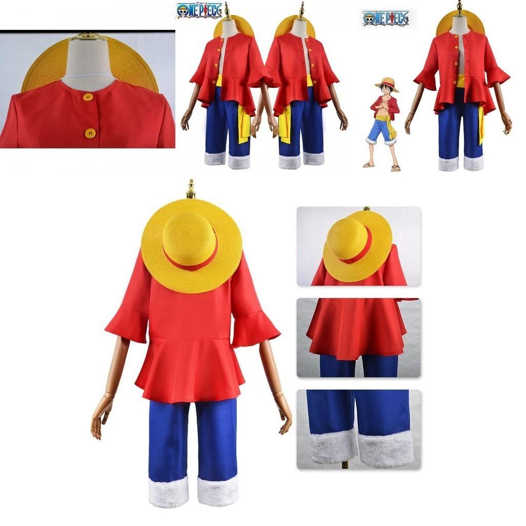 One Piece Luffy Halloween Role Play Outfit For Kids