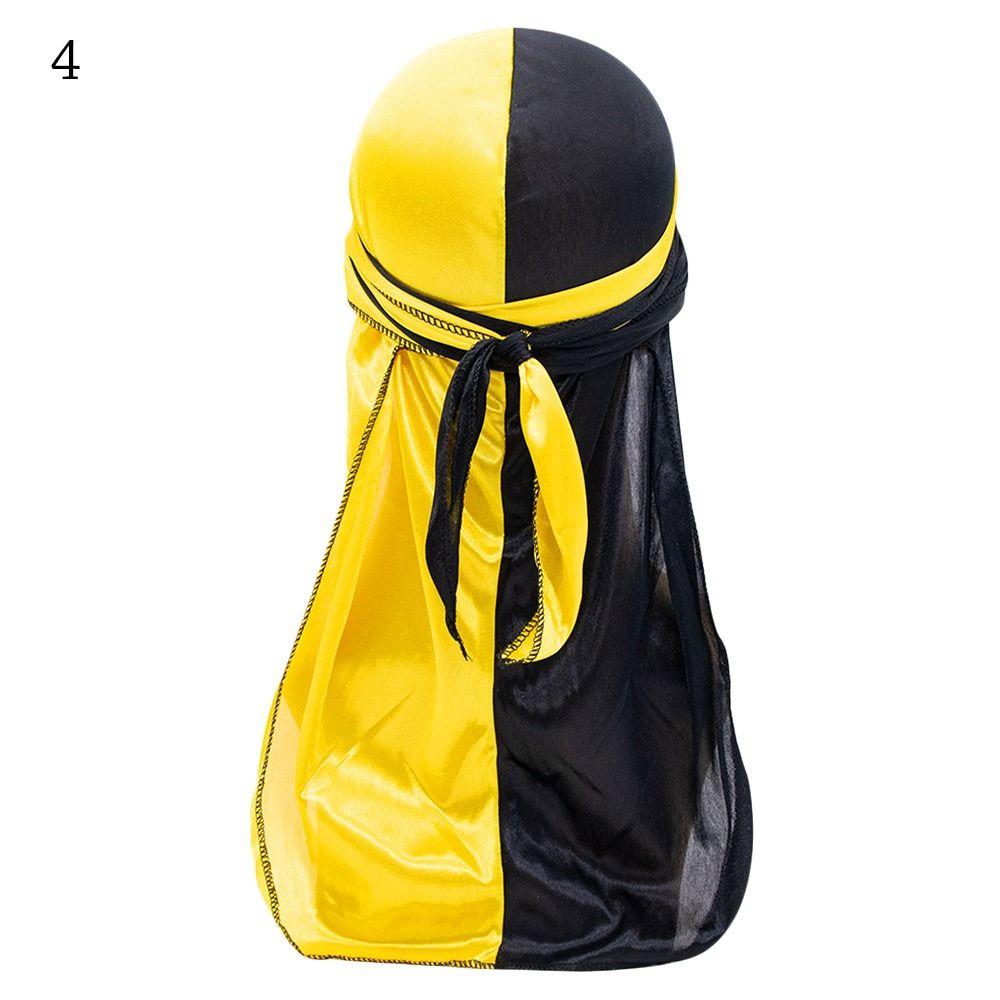 Эластичная бандана тонкая пиратская шляпа регулируемая шелковая дураг для мужчин и женщин