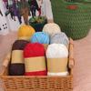 100g/Roll Coarse Linen Thread Cotton Linen Thread Hollow Cotton Yarn Round Strand Crochet Yarn