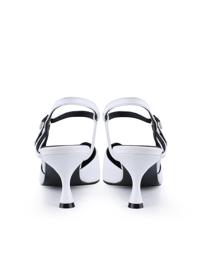 Commegee V Cutting Wave Sling-Back / Cg1039Wh