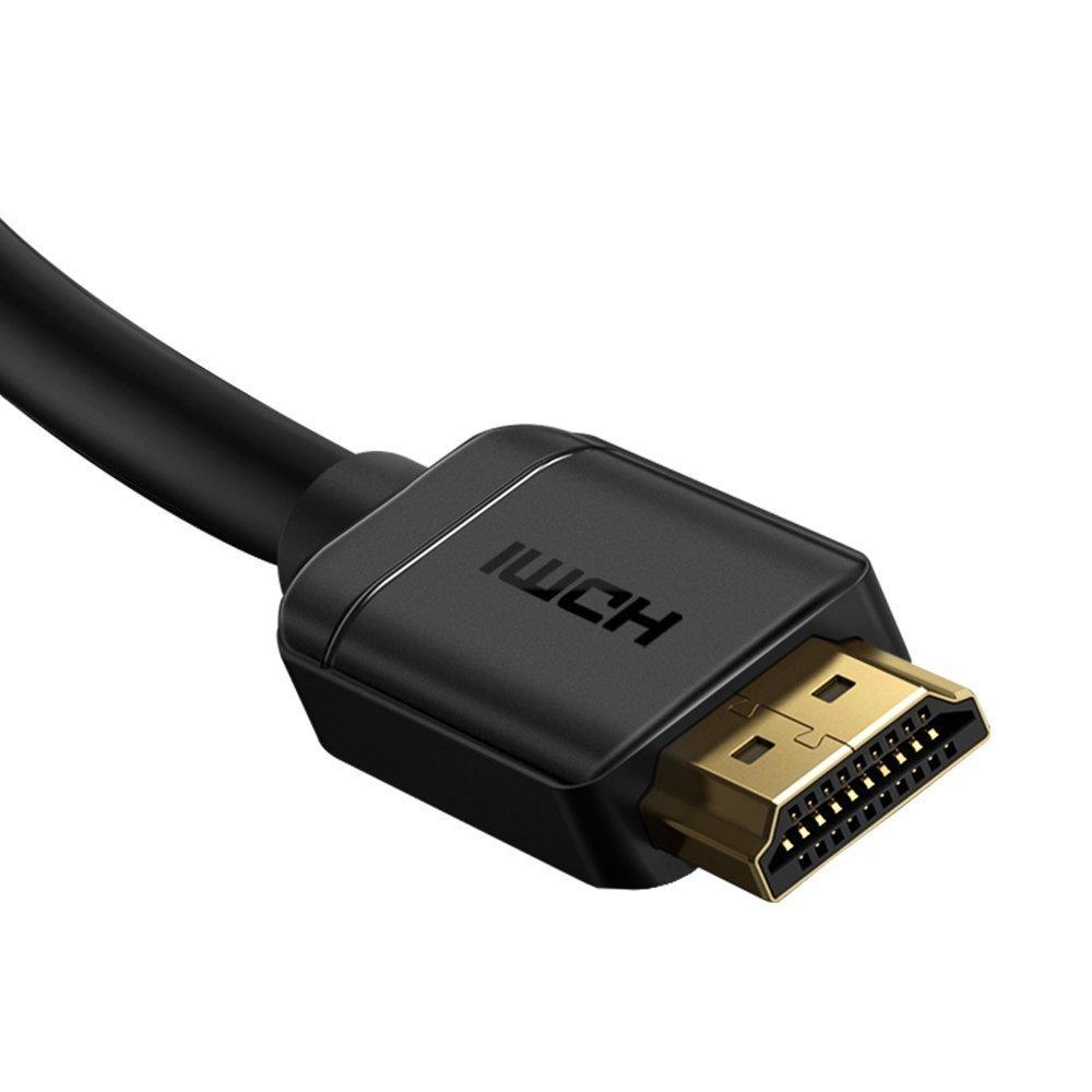 Кабель Baseus 4K HDR HDMI 2.0 60 Гц 18 Гбит/с 1 м Черный