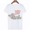 Funny Dachshund Dog Print T-Shirts For Women Short Sleeve Y2K Top Harajuku Graphic T Shirt Kawaii Clothing Oversized Casual Tee