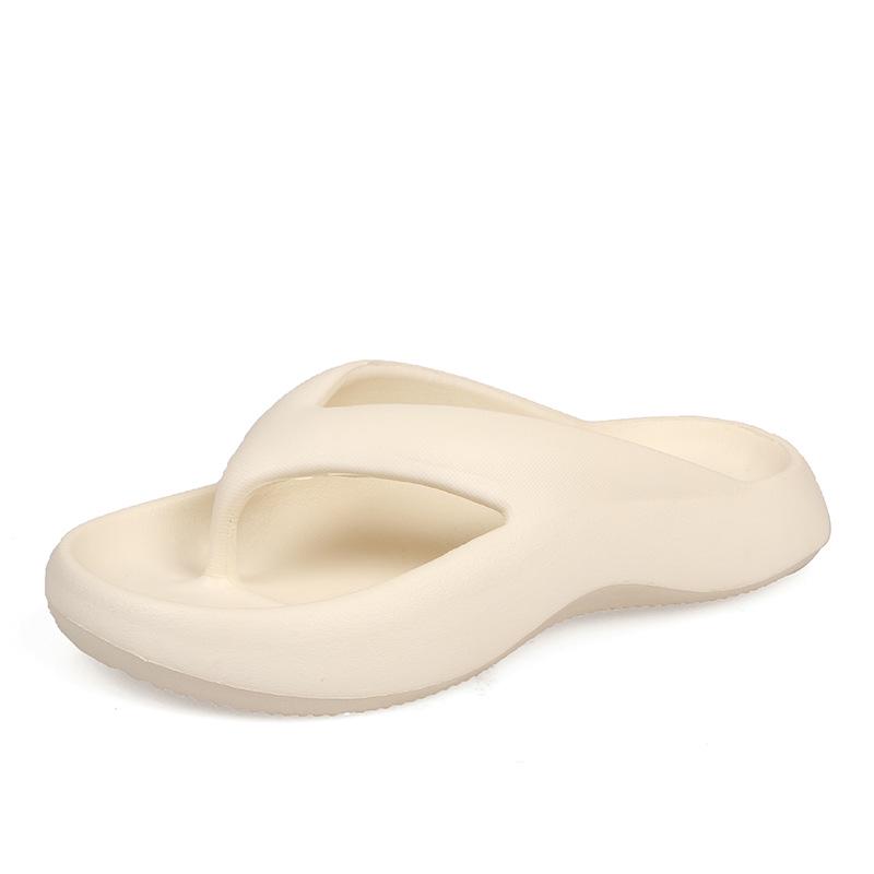 Женские летние шлепанцы с толстой нескользящей подошвой 2025 года: Стильные пляжные и уличные сандалии