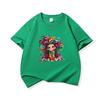 Kids Cotton T Shirt Whimsical Rainbow Hair Girl Art Print Crew Neck Short Sleeve Tee Casual Boys Girls Summer Tops