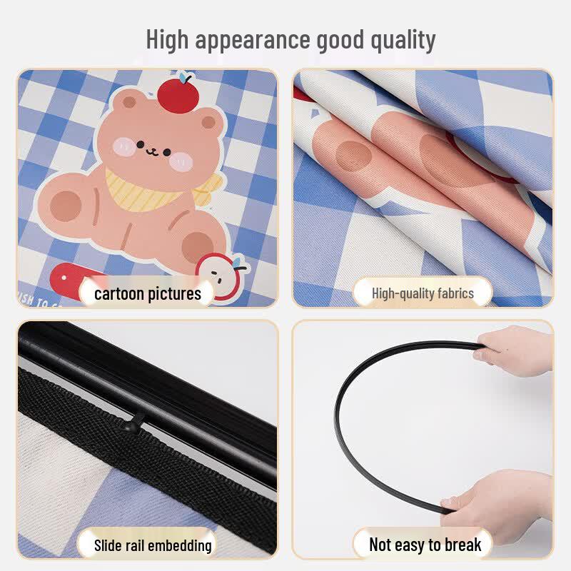Cute Cartoon Sliding Car Window Sunshade