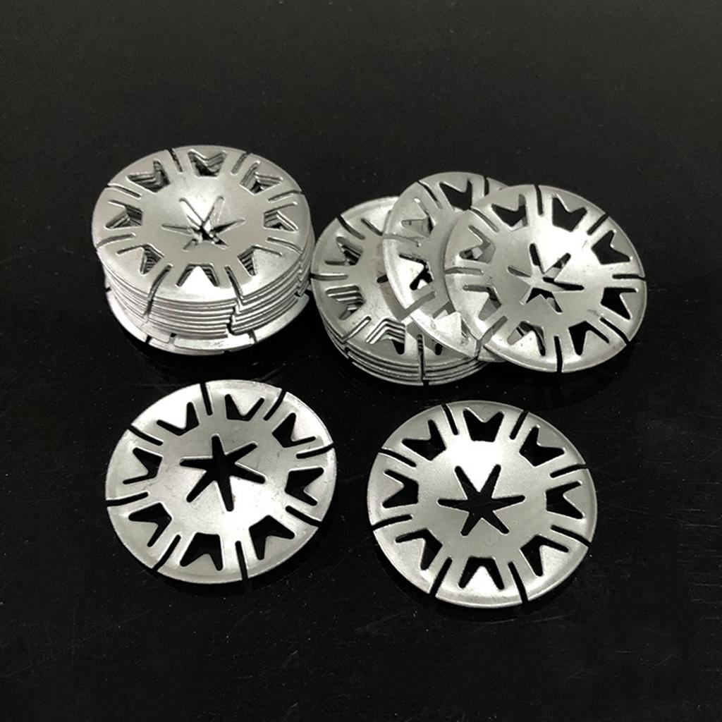 Зажимы для теплозащитного экрана Зажимы для теплозащитного экрана выхлопной системы Металлические стопорные звездообразные шайбы Крепления для теплозащитного экрана днища 30 мм