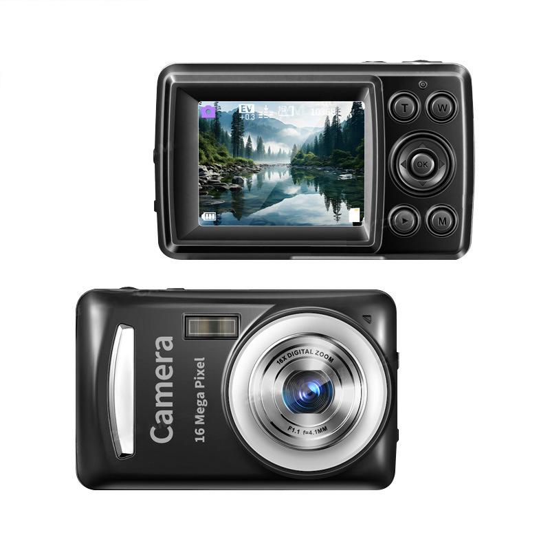 16 МП HD цифровая камера с 2,4-дюймовым экраном - Идеально подходит для домашнего использования или в качестве подарка