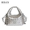 French Premium Hand Carry Women's Bag 100 Summer Silver Shoulder Messenger Bag