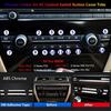 14x For BMW 5 6 7 F10 F07 F06 F01 Car Center Control Air AC Button Cover Sticker