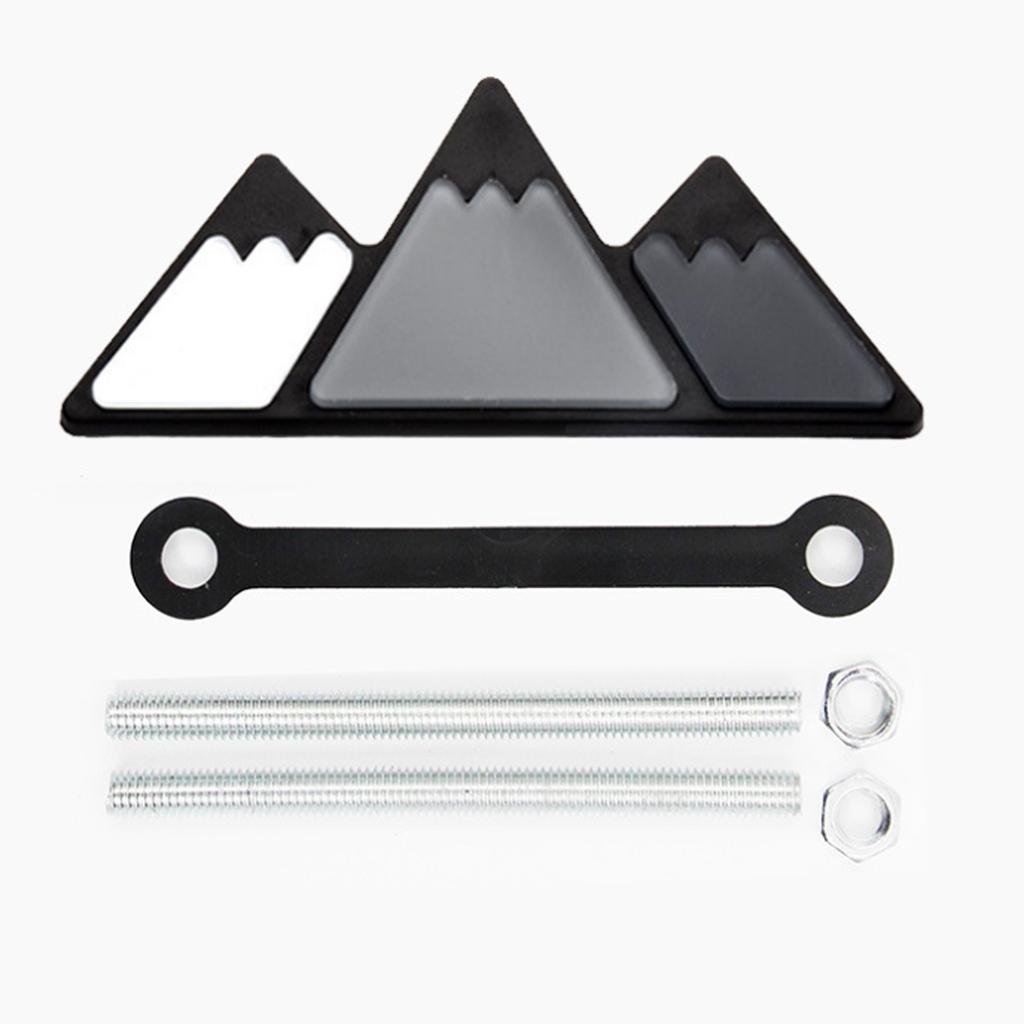 3 Colors Grille Badge Emblem For Toyota TRD Tundra 4Runner Tacoma Highlande Rav4 Strip Of Air Inlet Grille Auto Accessories OY3