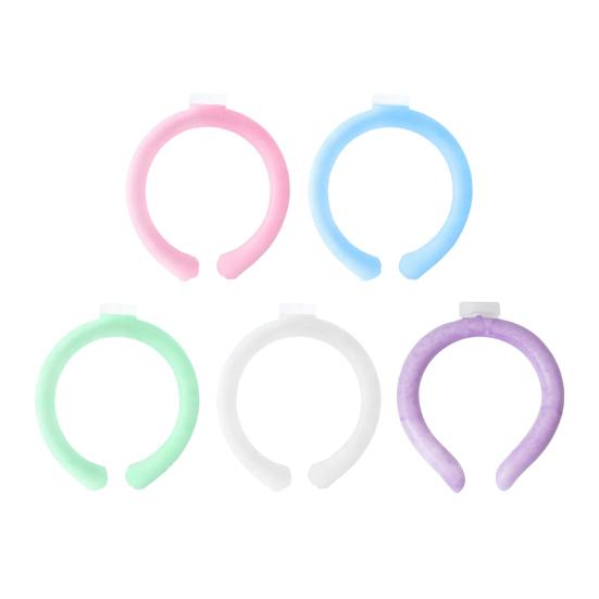 Портативная охлаждающая трубка для шеи, летняя, носимая, легкое многоразовое охлаждающее кольцо для шеи, наружный воротник для предотвращения теплового удара